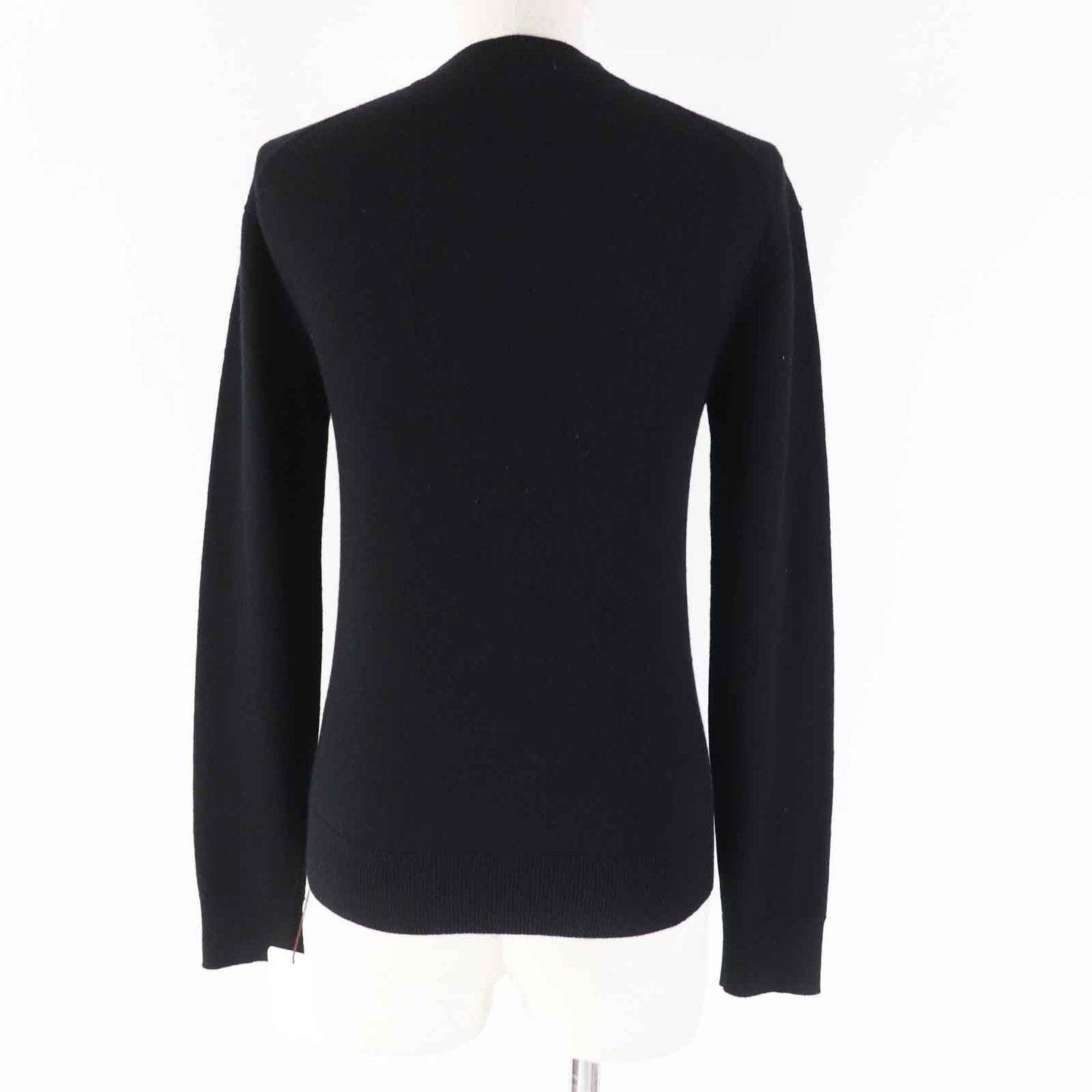 HERMES knit 3H2653D1 Main: 100% cashmere black Women 34