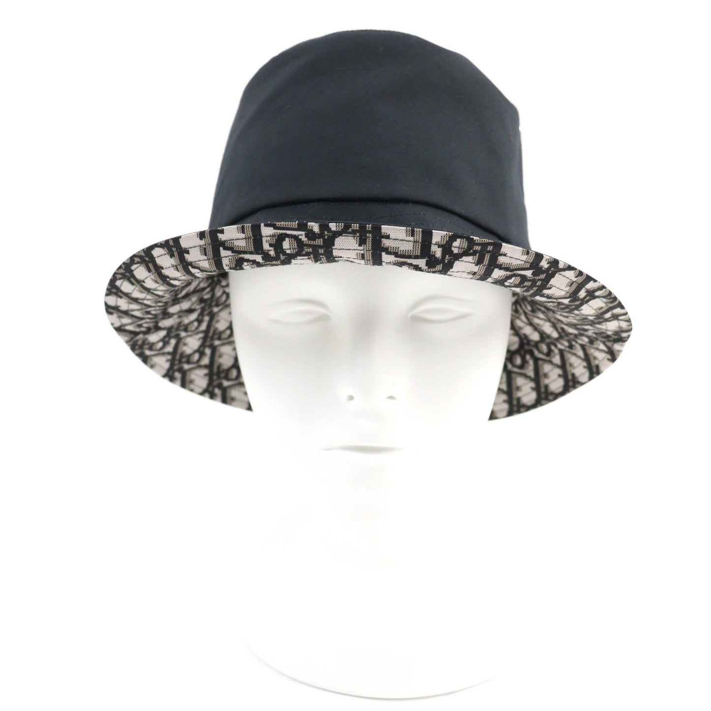 Christian Dior hat 95TDD923A130 Main: 53% polyester, 42% cotton, 5% polyurethane, Lining: 53% polyester, Lining: 42% cotton black TEDDY-D Women 58