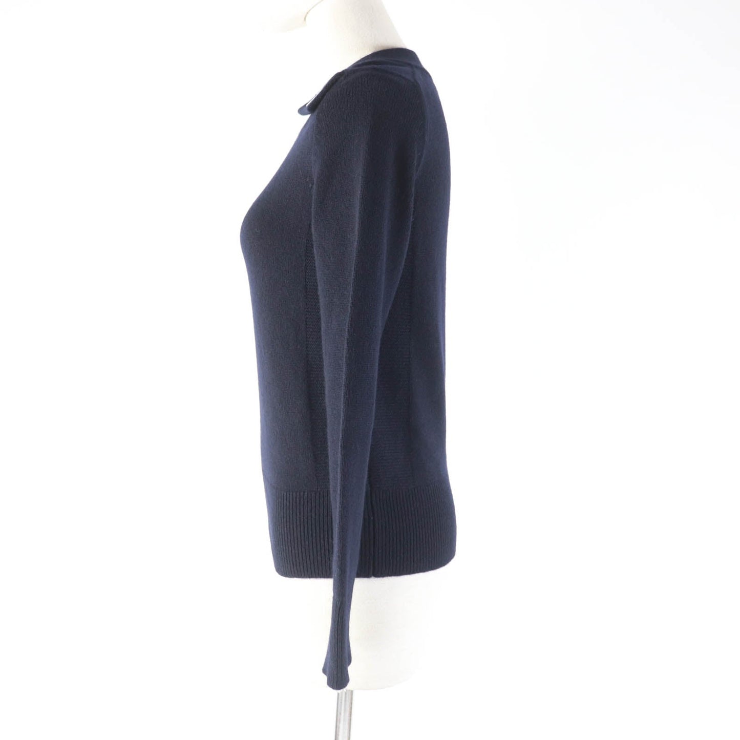 HERMES knit Main: 100% cashmere Navy Women 34