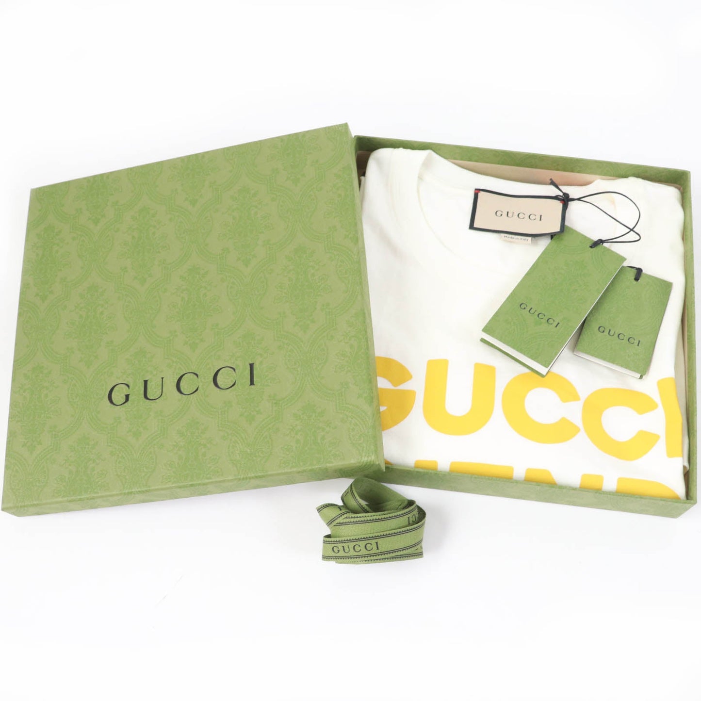 GUCCI Short sleeve T-shirt 717422 Main: 100% cotton Ivory GUCCY FRIENDS Women S