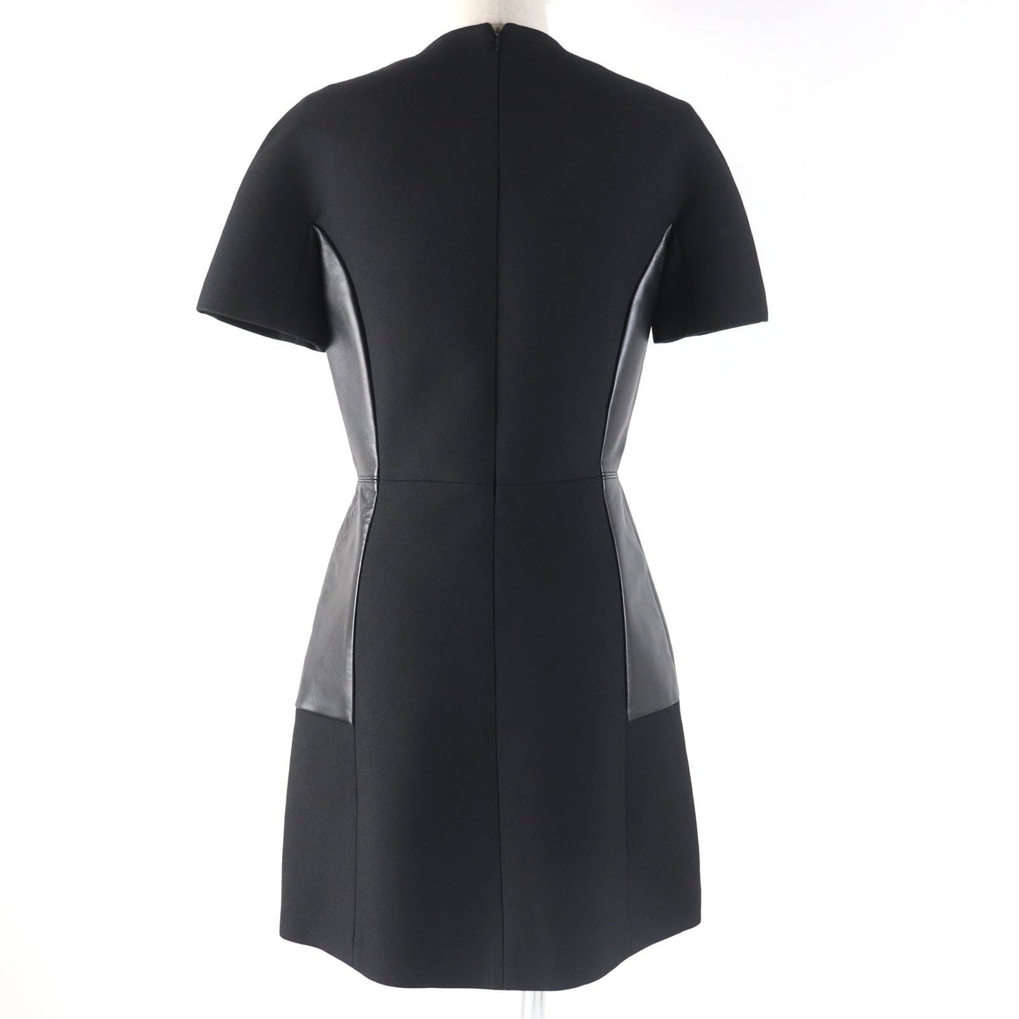 LOUIS VUITTON one piece FHDR73QIS Main: 99% wool, Main: 1% silk, Lining: 100% silk, Part: sheepskin black Women 34