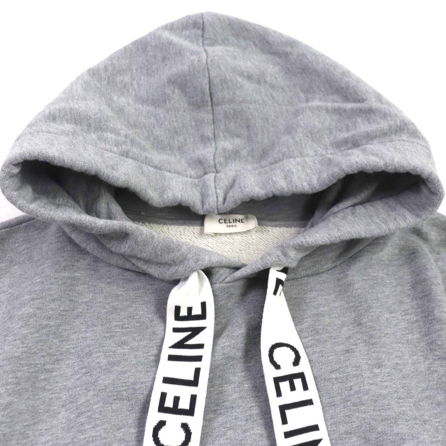 CELINE Hoodie 2Y468670Q Main: 100% cotton, part: 96% cotton, part: 4% polyurethane gray mens M