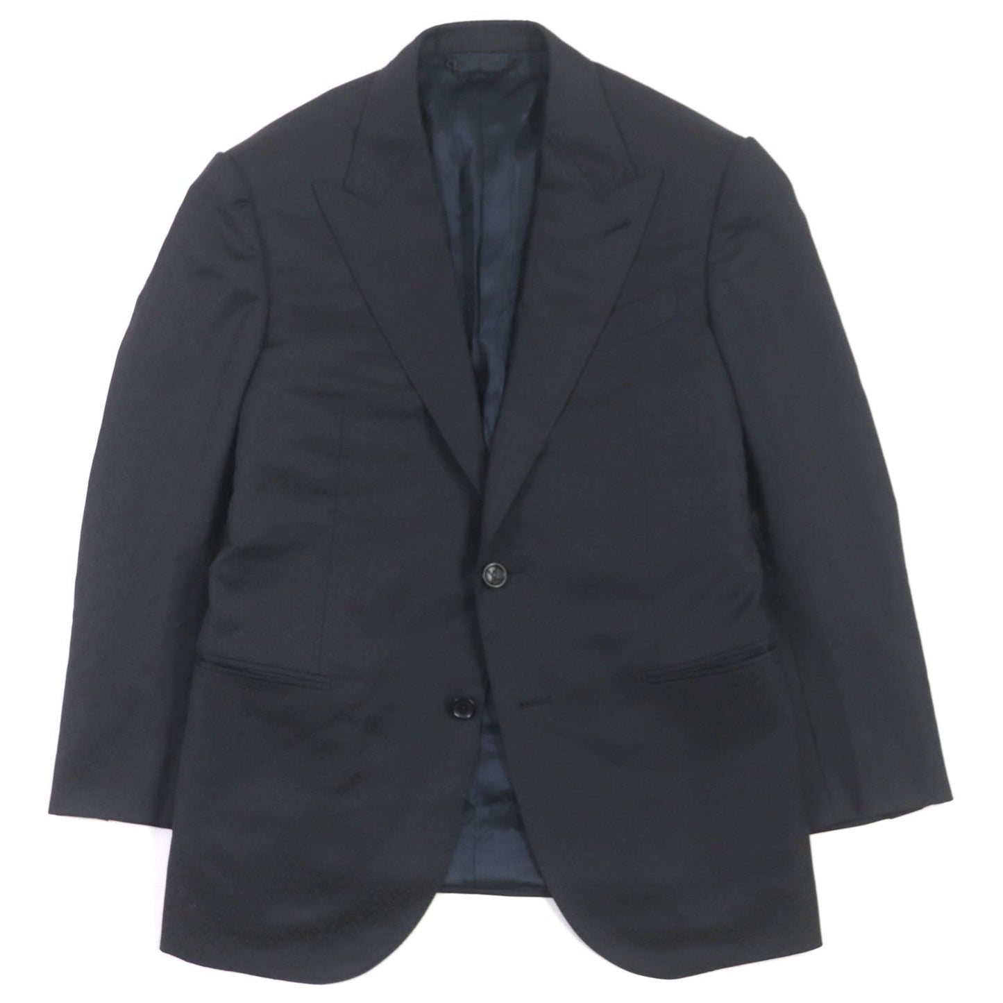 LOUIS VUITTON tailored jacket Outer: 100% wool, Lining: 29% acetate, Lining: 26% rayon, Lining: 18% cupra, Lining: 14% polyester Navy mens 48