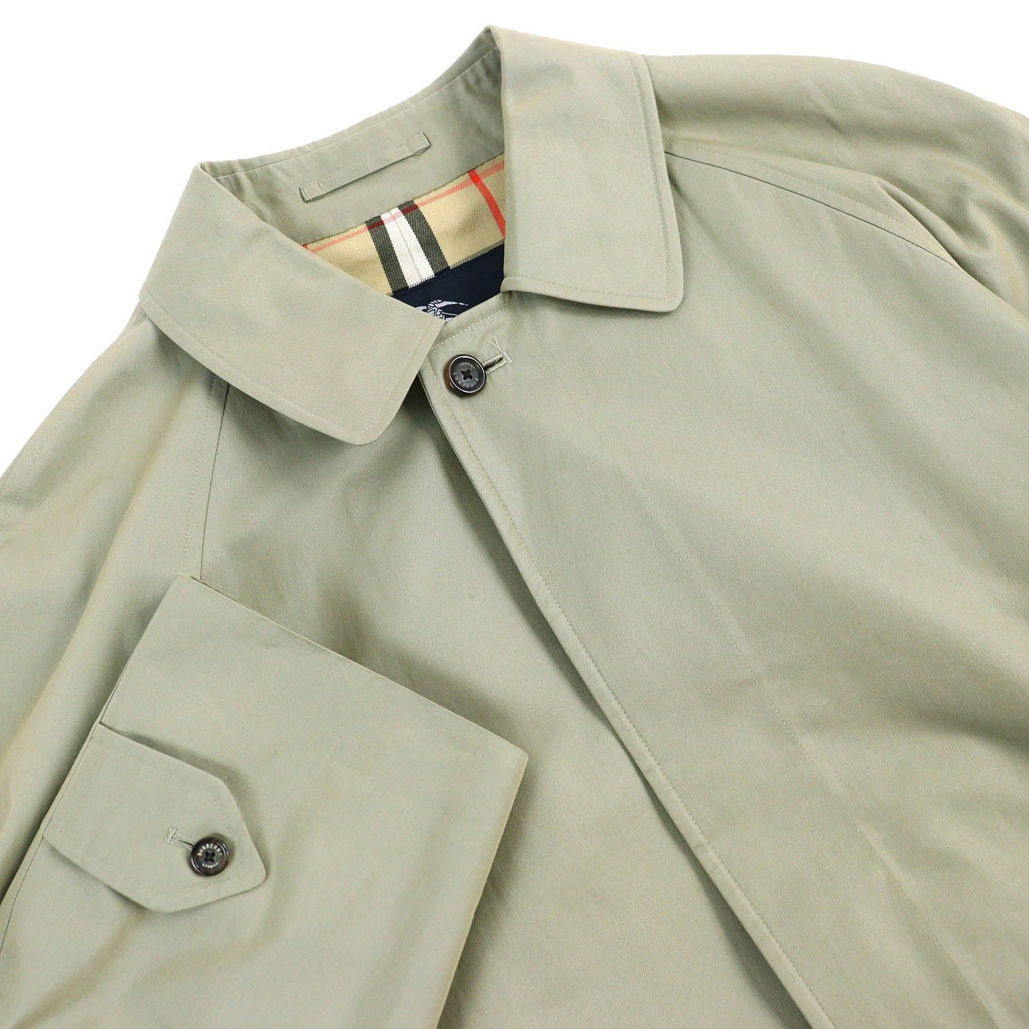 BURBERRY LONDON Stainless collar coat Outer: 100% cotton, Lining: cotton, Sleeve lining: polyester khaki mens 165-4