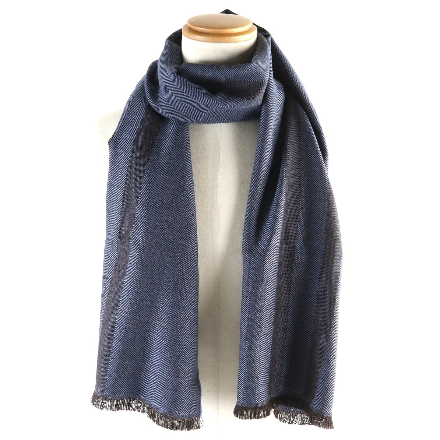 GUCCI Scarf Main: 100% wool Navy mens