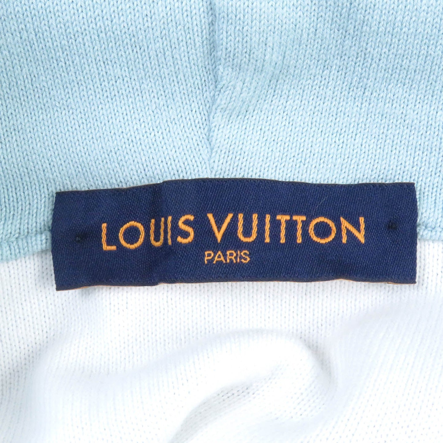 LOUIS VUITTON Hoodie Main: 100% cotton Light blue mens XL