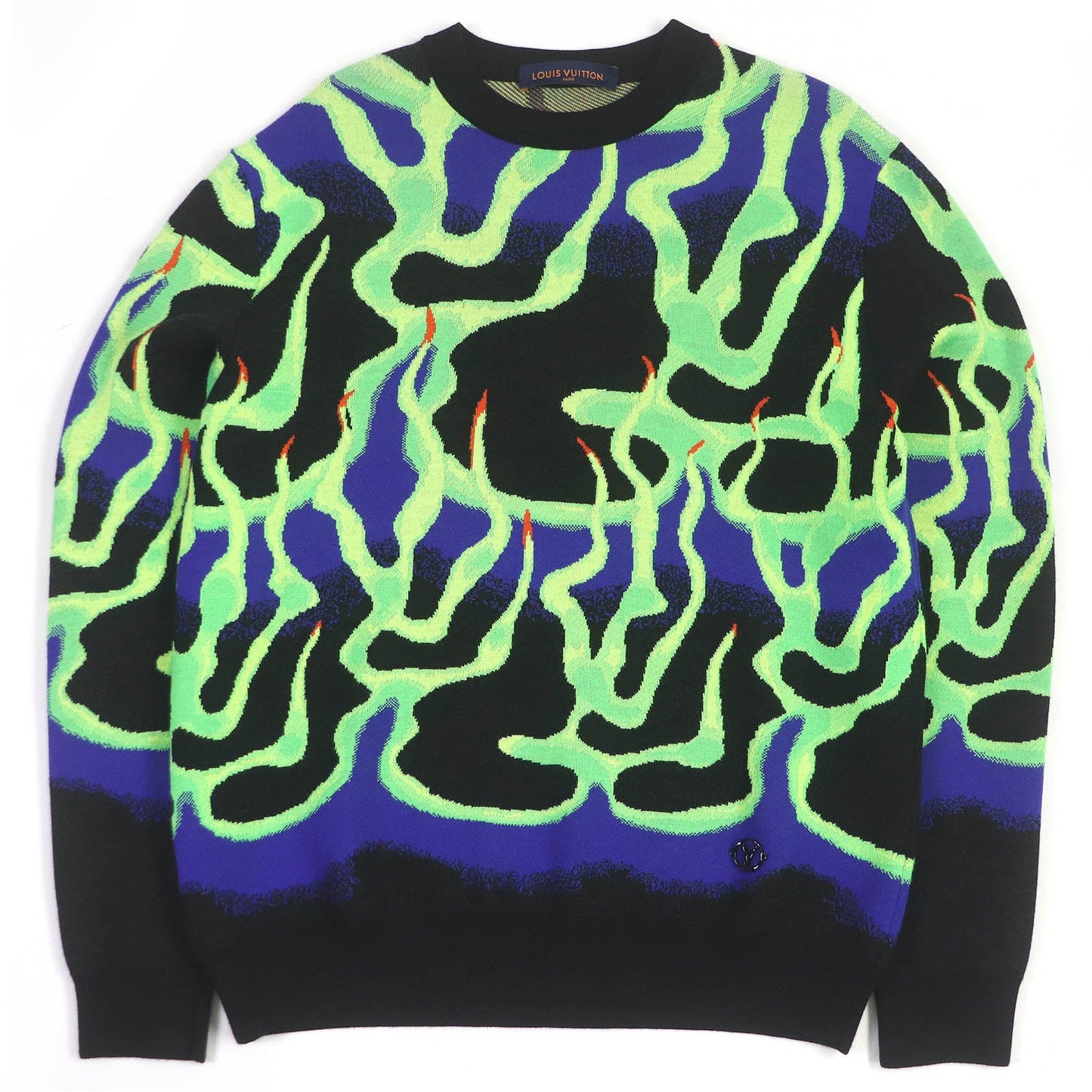 LOUIS VUITTON knit HNN11W Main: 100% wool multicolor mens M
