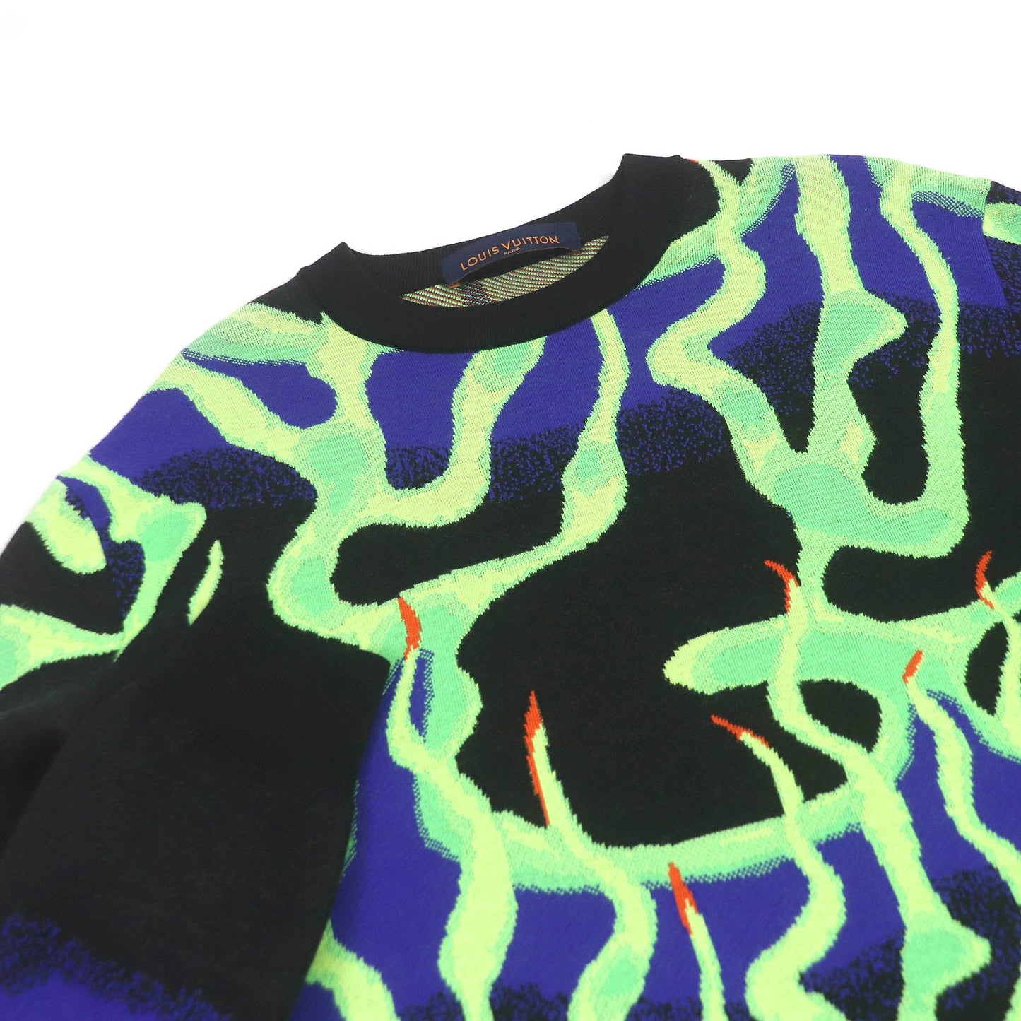 LOUIS VUITTON knit HNN11W Main: 100% wool multicolor mens M