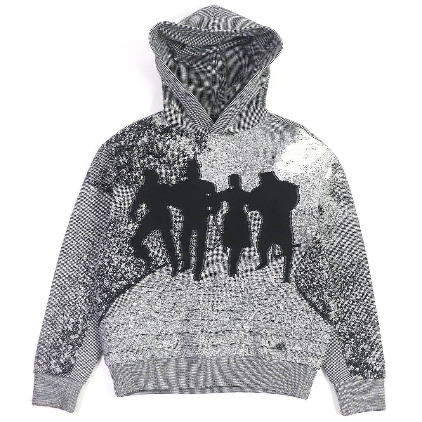 LOUIS VUITTON Hoodie HGY87W Main: 86% cotton, 14% polyurethane black mens XXS