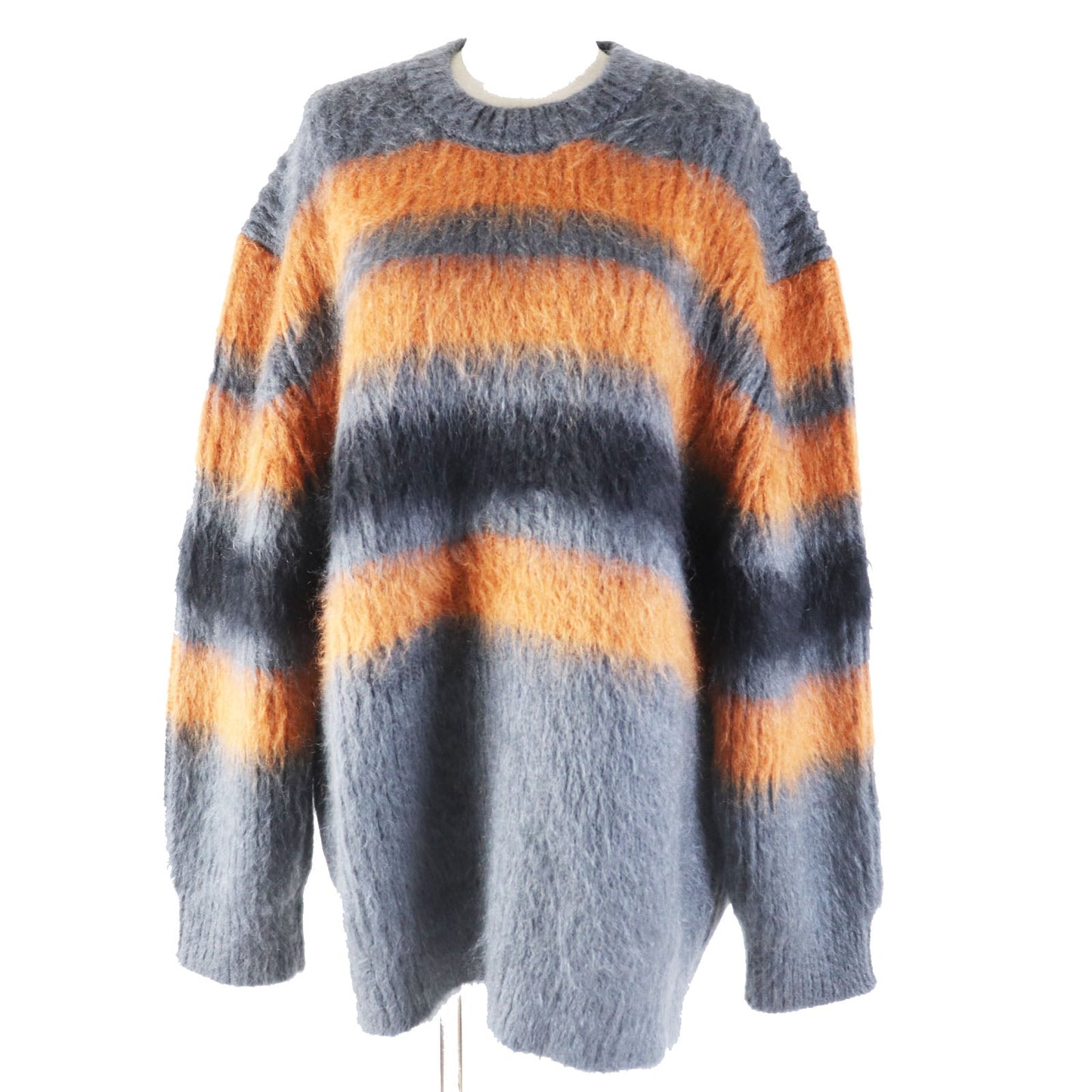 BURBERRY knit 8037217 Main: 67% mohair, Main: 33% silk Gray orange Women M