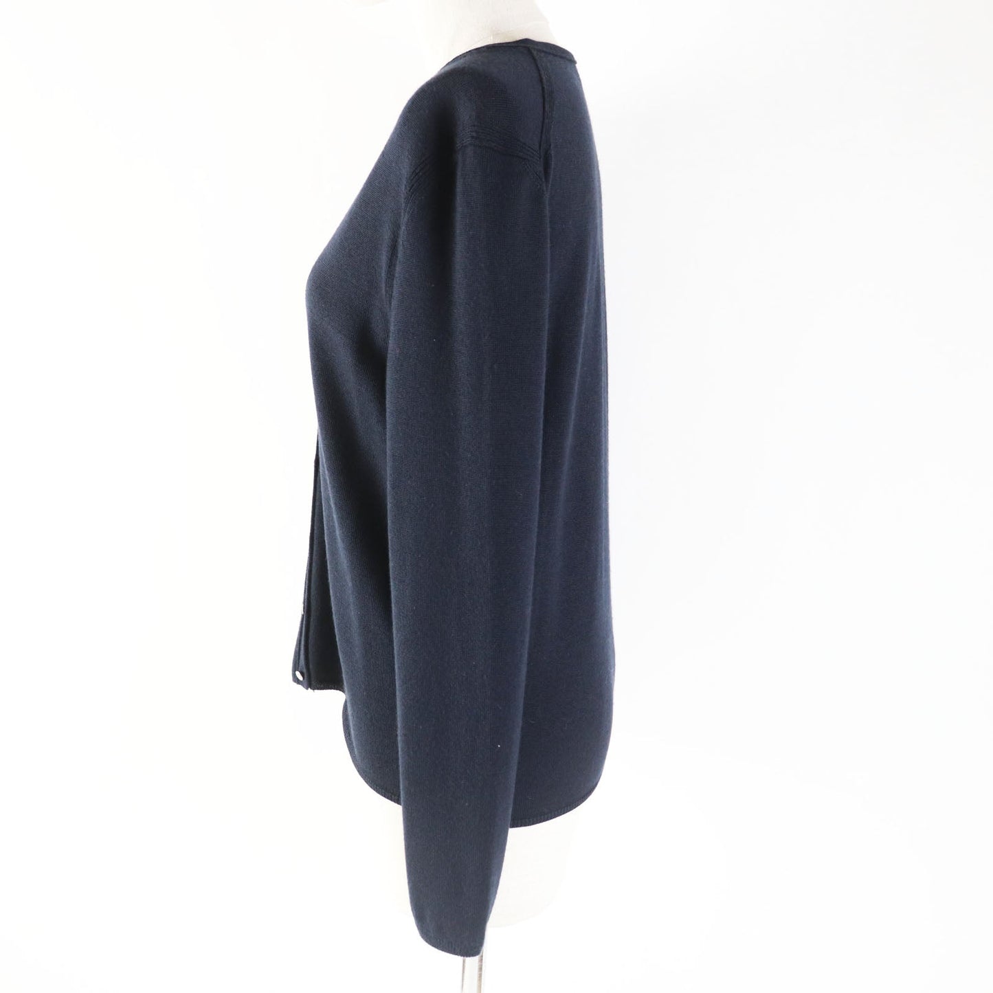 HERMES cardigan Main: 50% cashmere, Main: 50% silk Dark navy Women 36