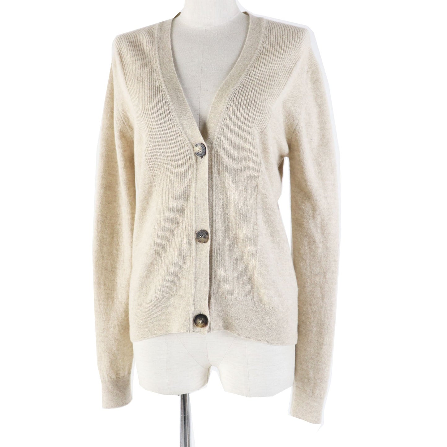 HERMES cardigan 4E2701D1 Main: 100% cashmere beige Women 38