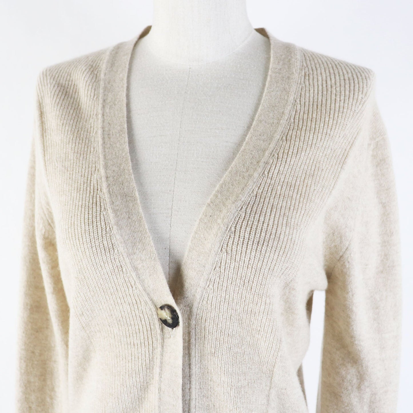 HERMES cardigan 4E2701D1 Main: 100% cashmere beige Women 38