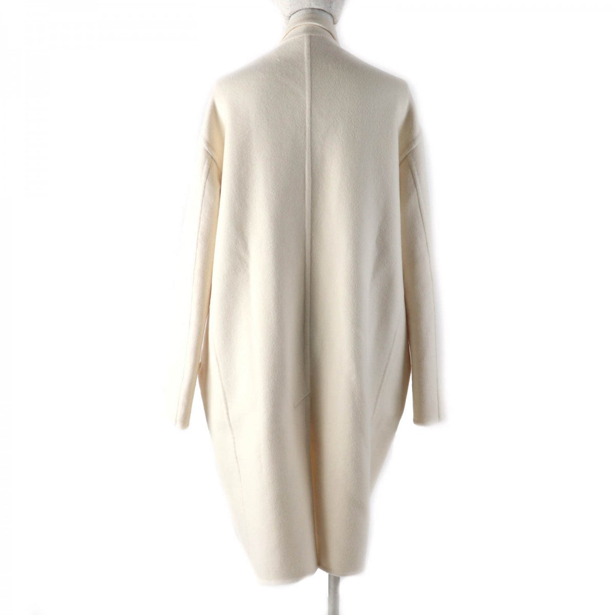 CELINE coat 2 8H13/6700 Main: 100% cashmere Ivory Women 40
