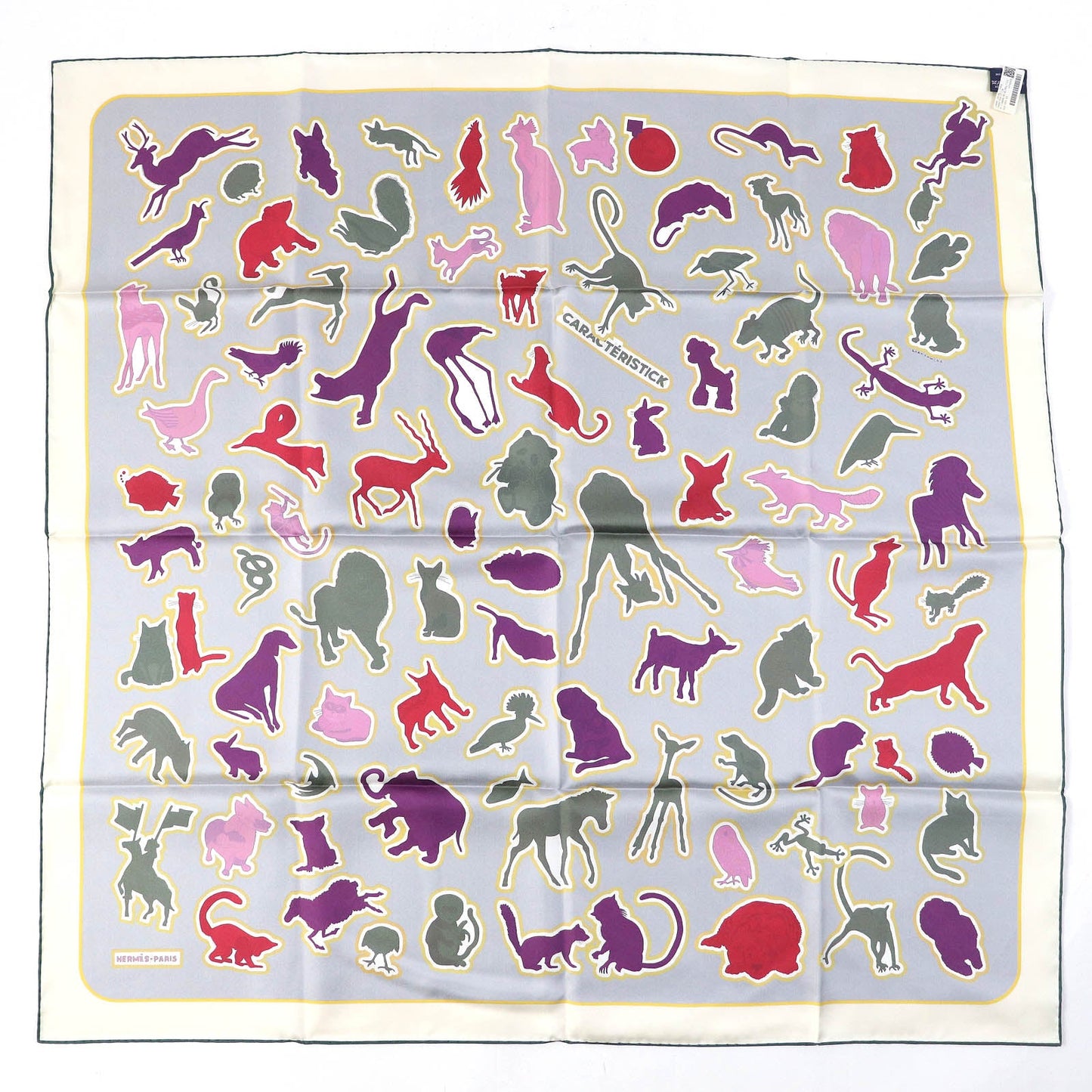 HERMES scarf Main: 100% silk CABAN/ROSE/MULTICO DOUBLE FACE CARACTERISTICK Women