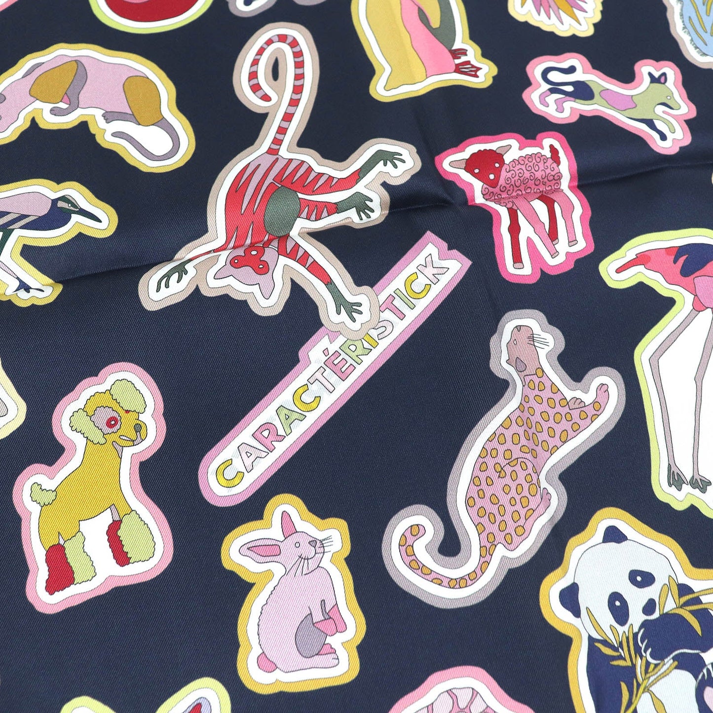 HERMES scarf Main: 100% silk CABAN/ROSE/MULTICO DOUBLE FACE CARACTERISTICK Women