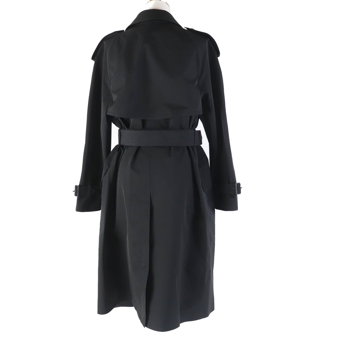 BURBERRY trench coat 8063801 Outer: 100% polyester, Lining: 100% polyamide (nylon) black Technical twill trench coat Women 40