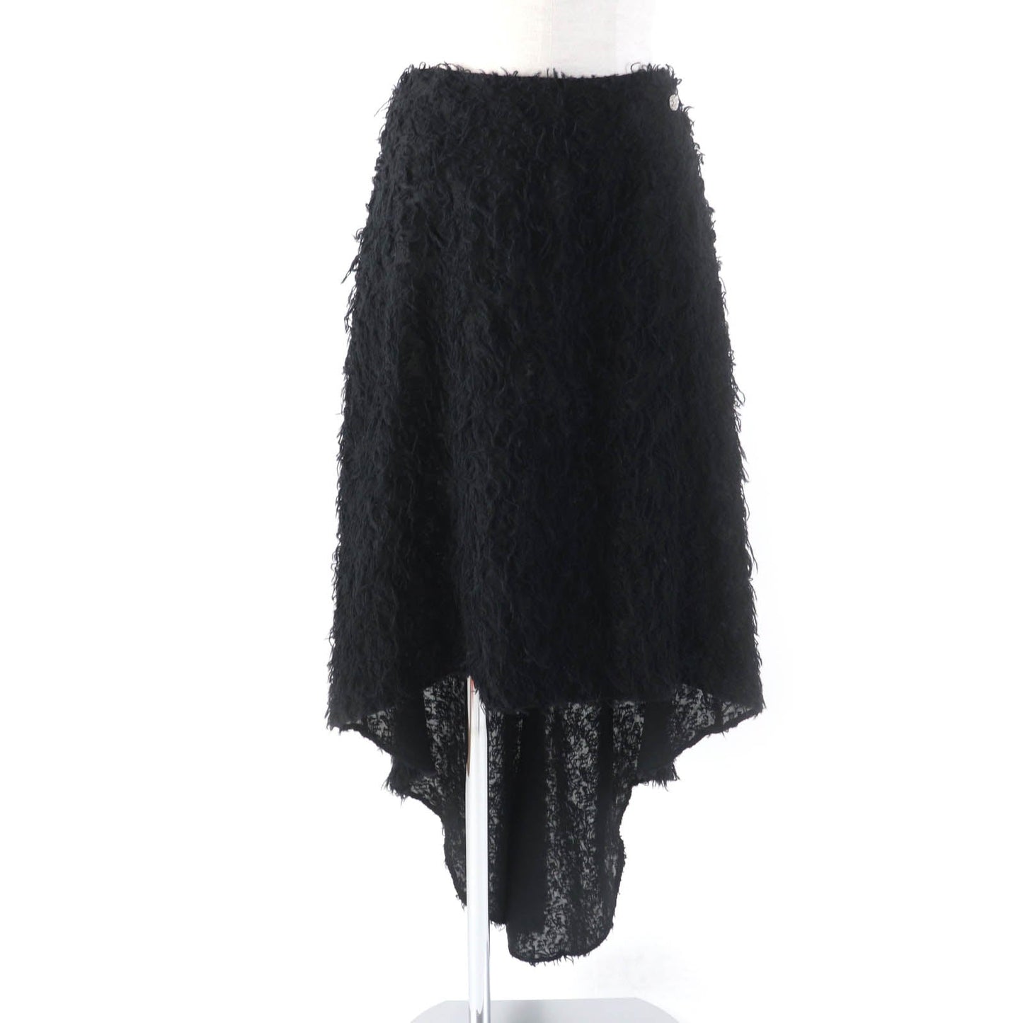 CHANEL skirt 22A P73158 Outer: 69% wool, Outer: 27% silk, Outer: 4% polyester, Lining: 100% silk black Women 36