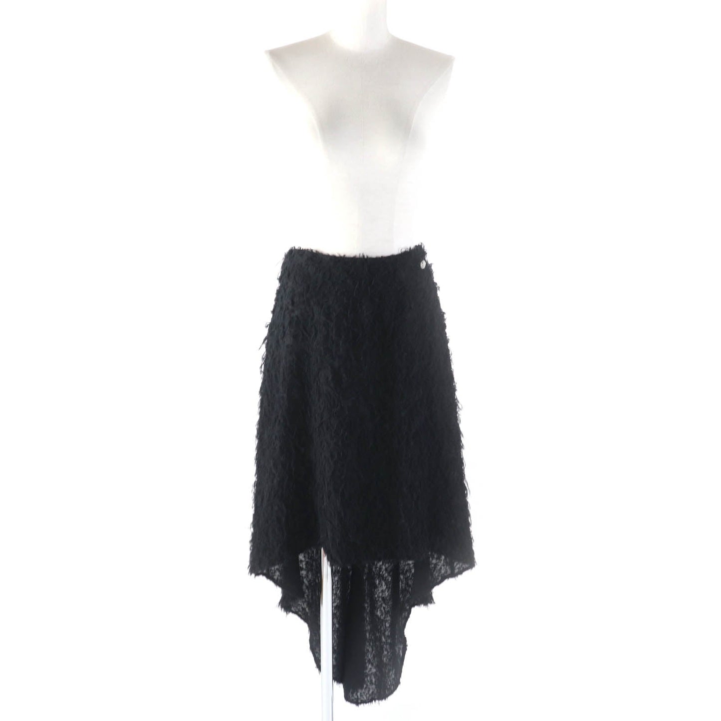 CHANEL skirt 22A P73158 Outer: 69% wool, Outer: 27% silk, Outer: 4% polyester, Lining: 100% silk black Women 36