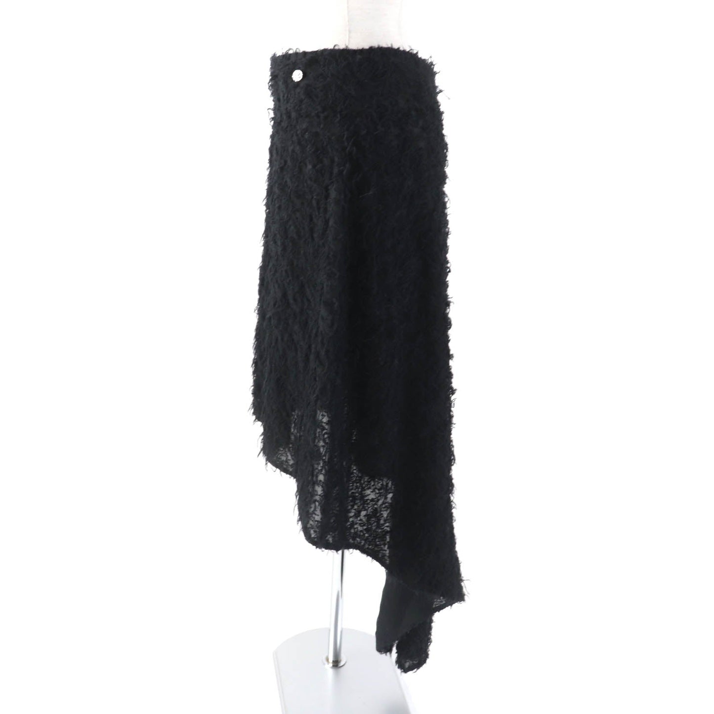 CHANEL skirt 22A P73158 Outer: 69% wool, Outer: 27% silk, Outer: 4% polyester, Lining: 100% silk black Women 36