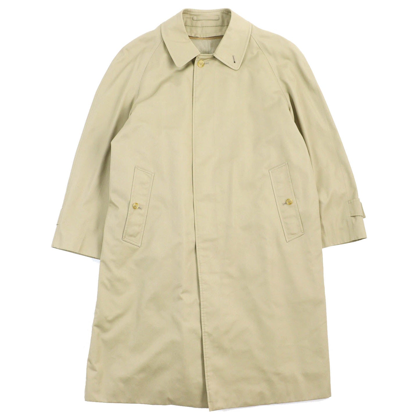 BURBERRY Stainless collar coat Outer: 51% cotton, Outer: 49% polyester, Lining: 50% polyester, Lining: 50% cotton, Liner: 100% wool beige mens 38