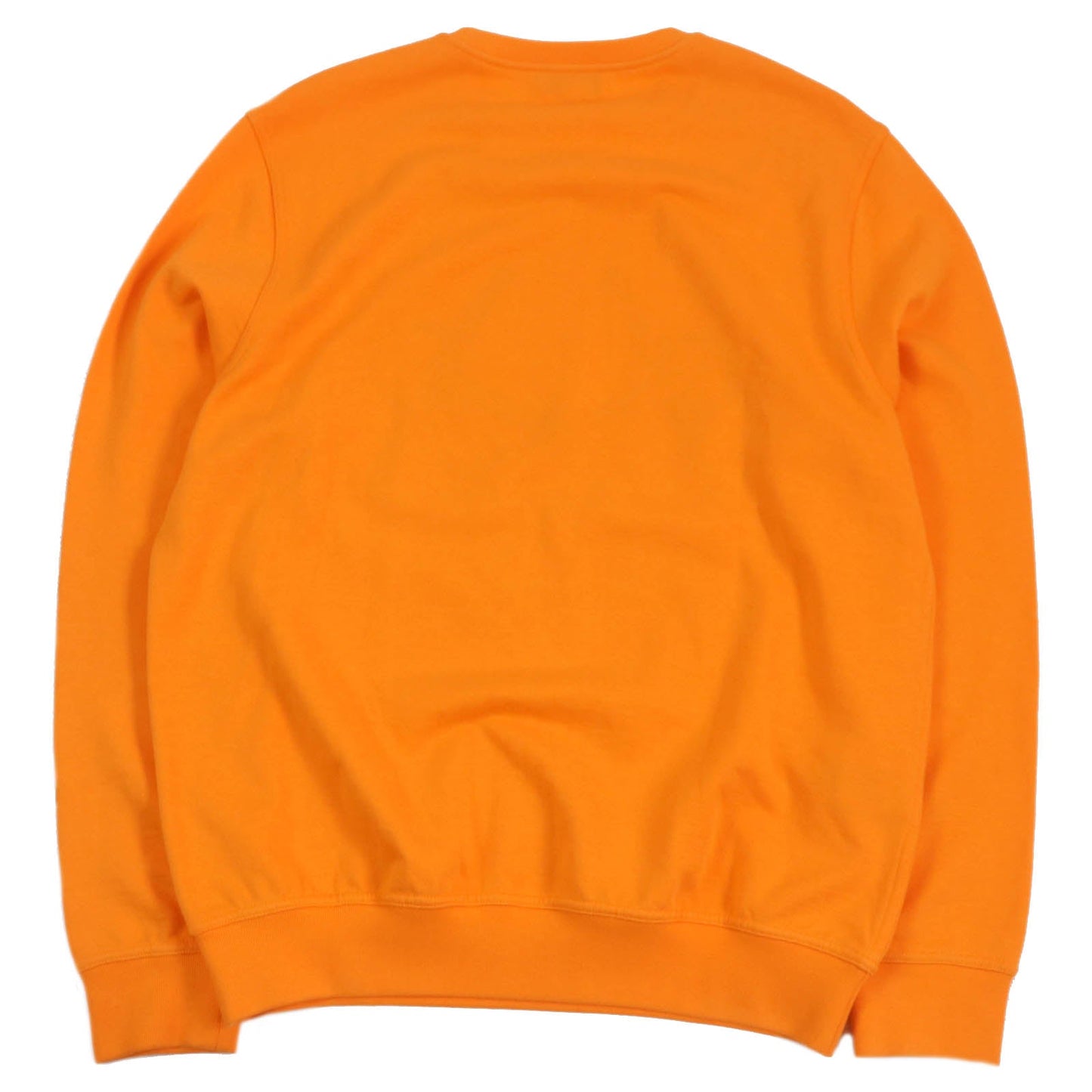 HERMES sweat Main: 100% cotton, Part: 90% cotton, Part: 10% polyurethane, Leather part: sheepskin Orange mens L