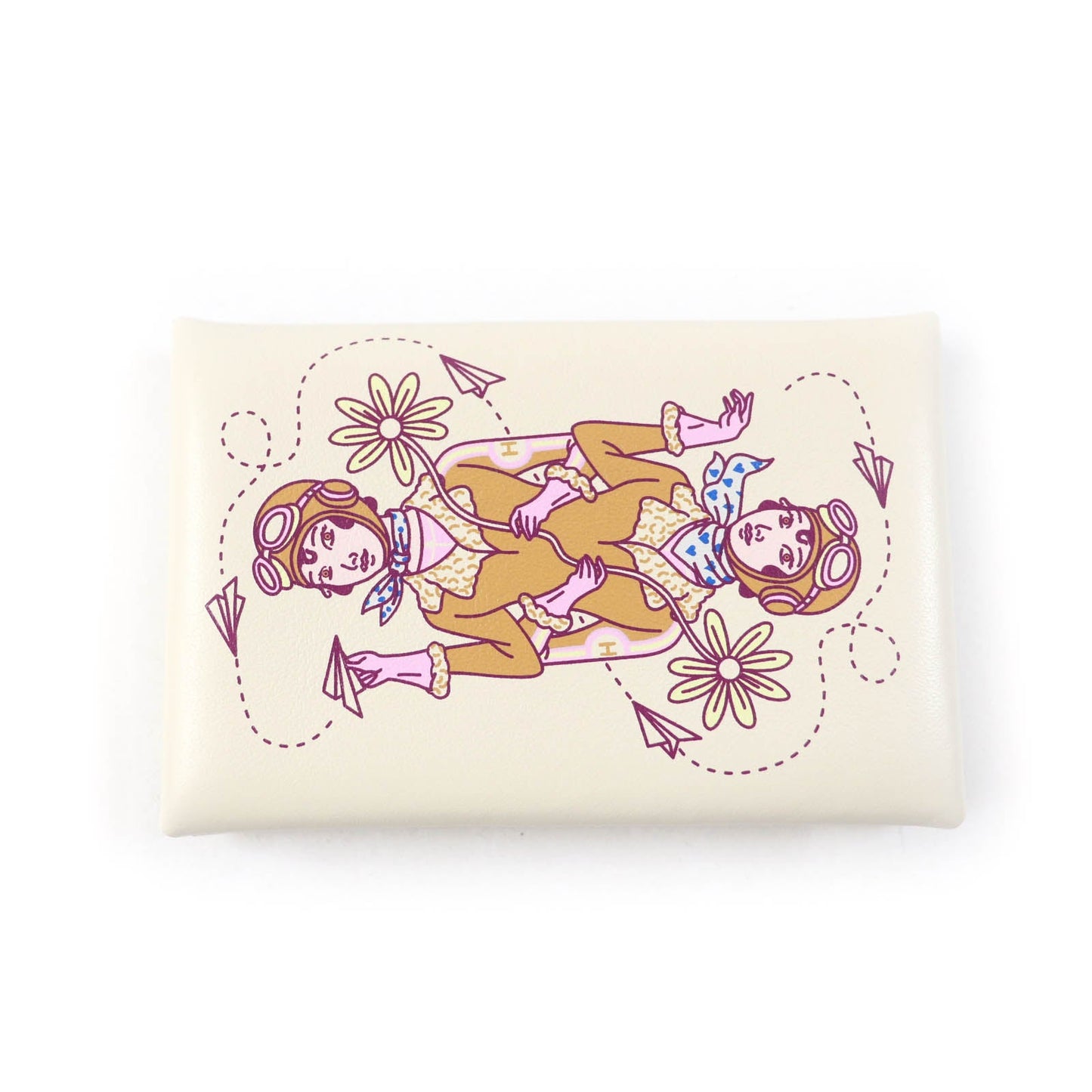 HERMES Card Case Main: Vaux Swift Nata Calvi Aviatris Women