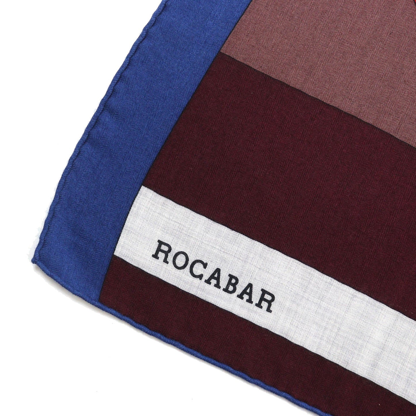 HERMES scarf 242708S Main: 70% cashmere, Main: 30% silk Brown ROCABAR Women