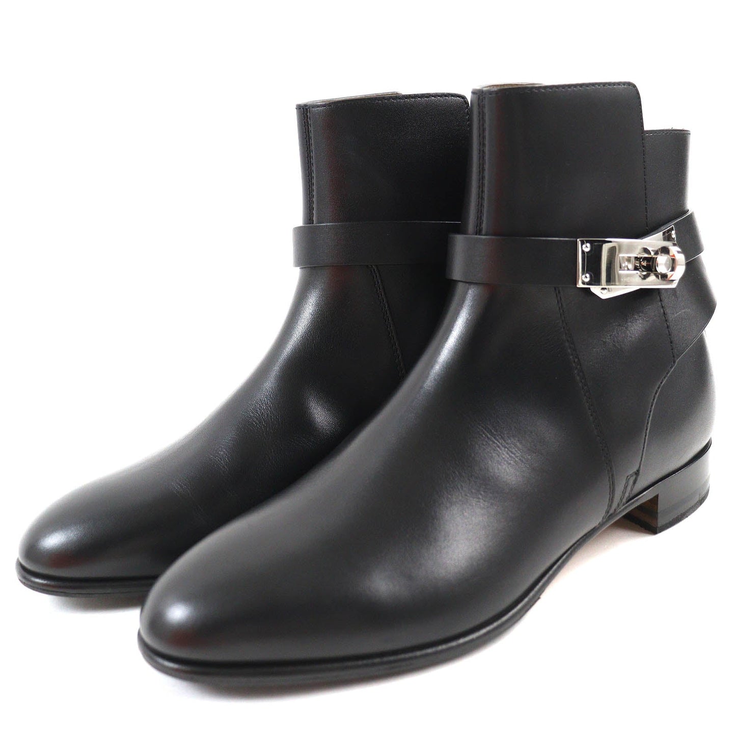 HERMES boots 162133Z Main: Leather black Neo Women 37