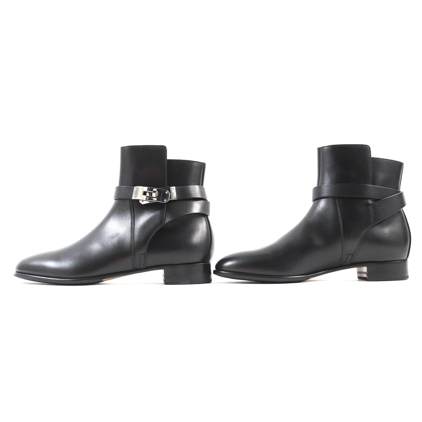 HERMES boots 162133Z Main: Leather black Neo Women 37