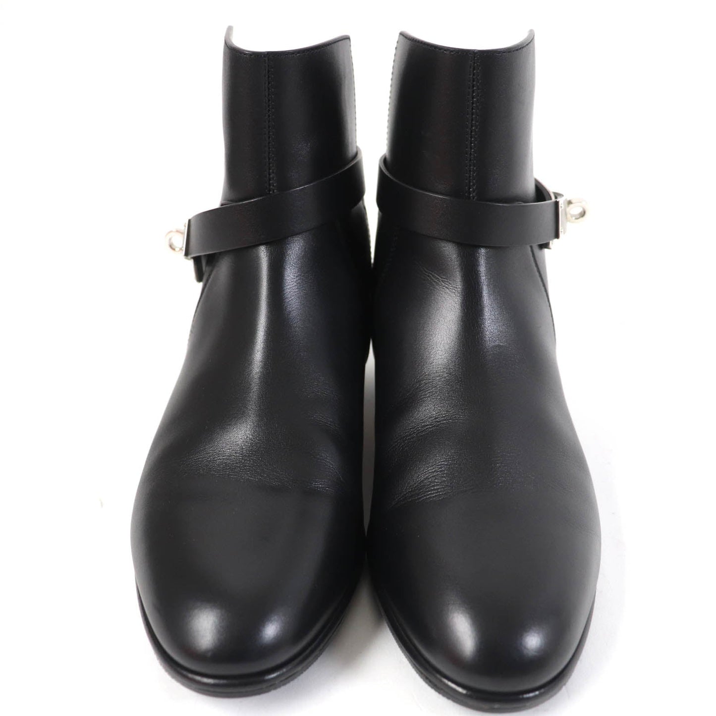 HERMES short boots 162133Z Main: Leather black Neo Women 37