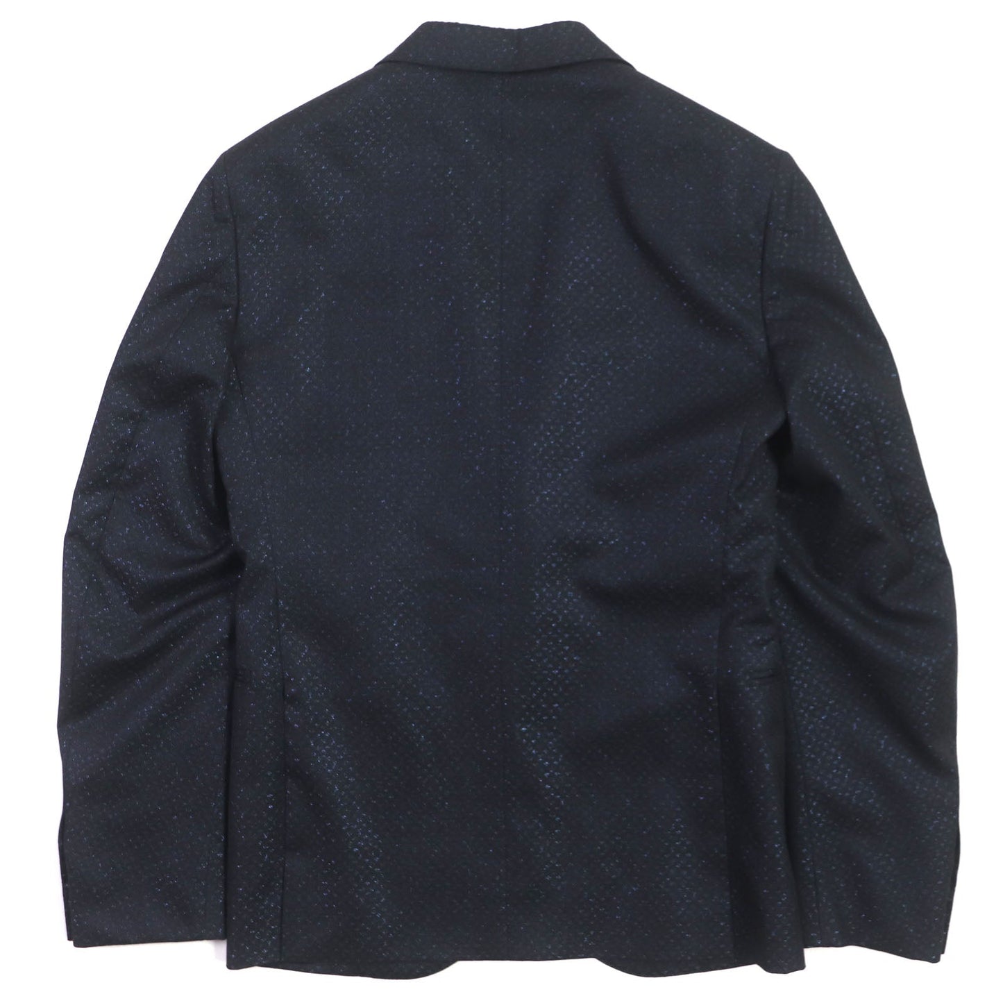 LOUIS VUITTON tailored jacket HOFJ4E Outer: 87% wool, Outer: 7% polyester, Outer: 6% nylon, Lining: 80% cupra, Lining: 20% cotton Navy mens 44
