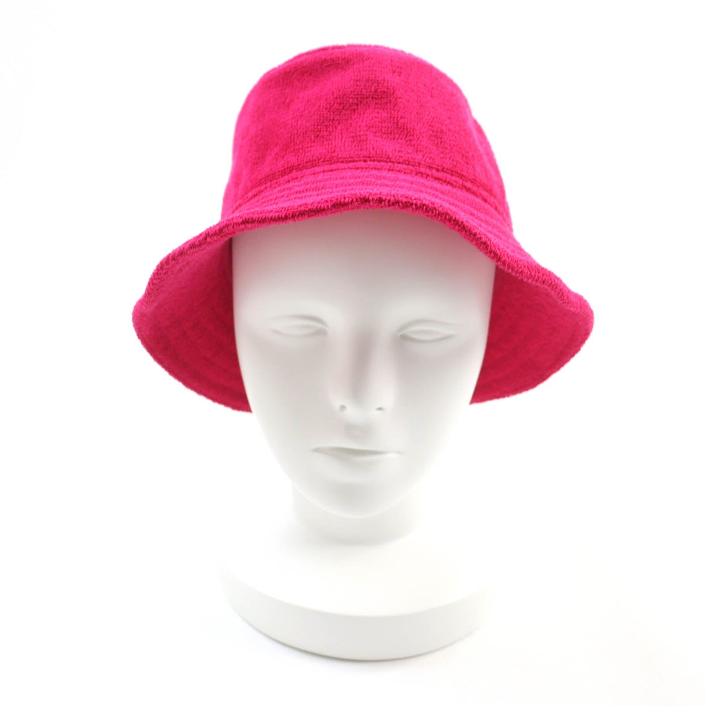 HERMES hat Main: 100% cotton, Part: 100% polyester shocking pink Davis Hat Women 57