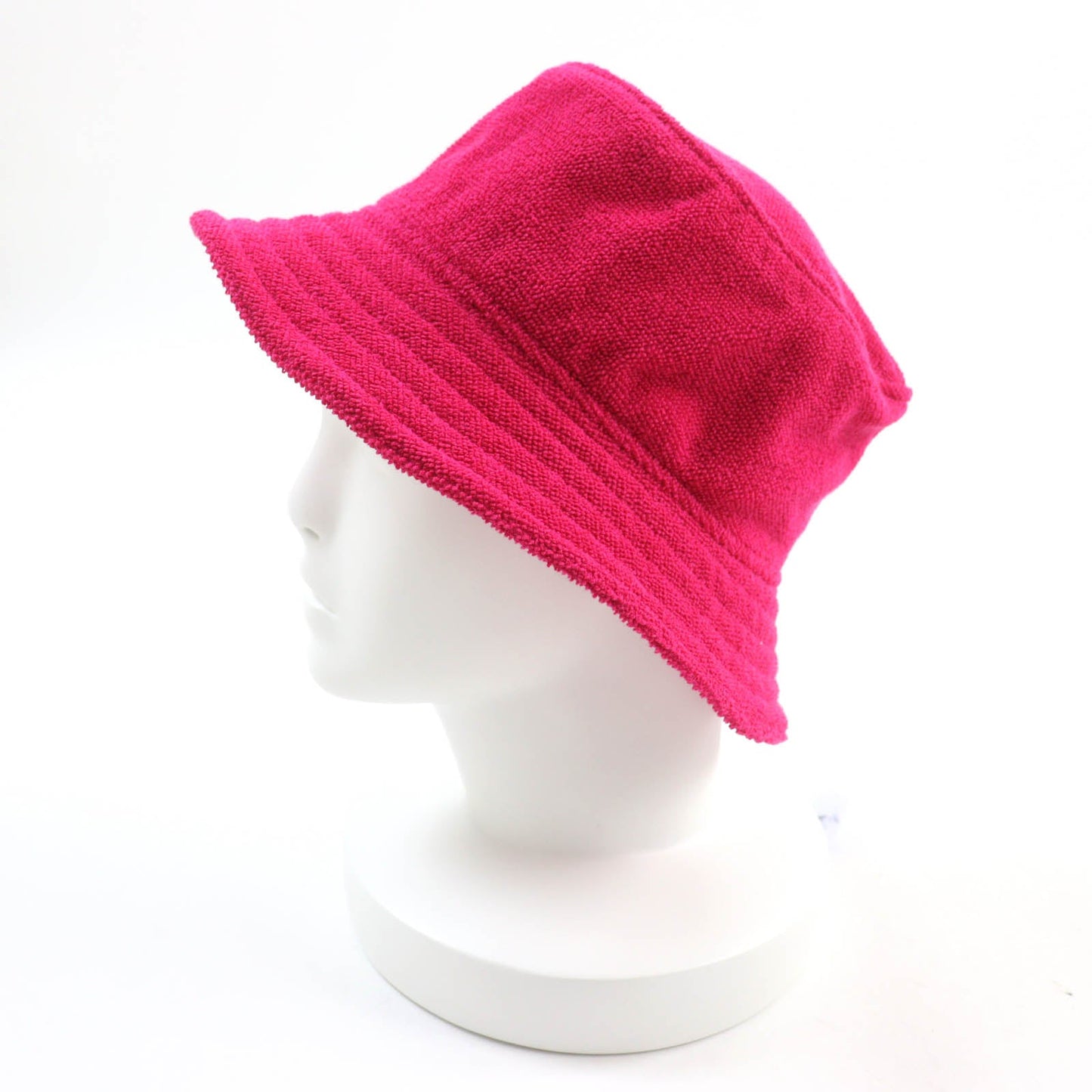HERMES hat Main: 100% cotton, Part: 100% polyester shocking pink Davis Hat Women 57