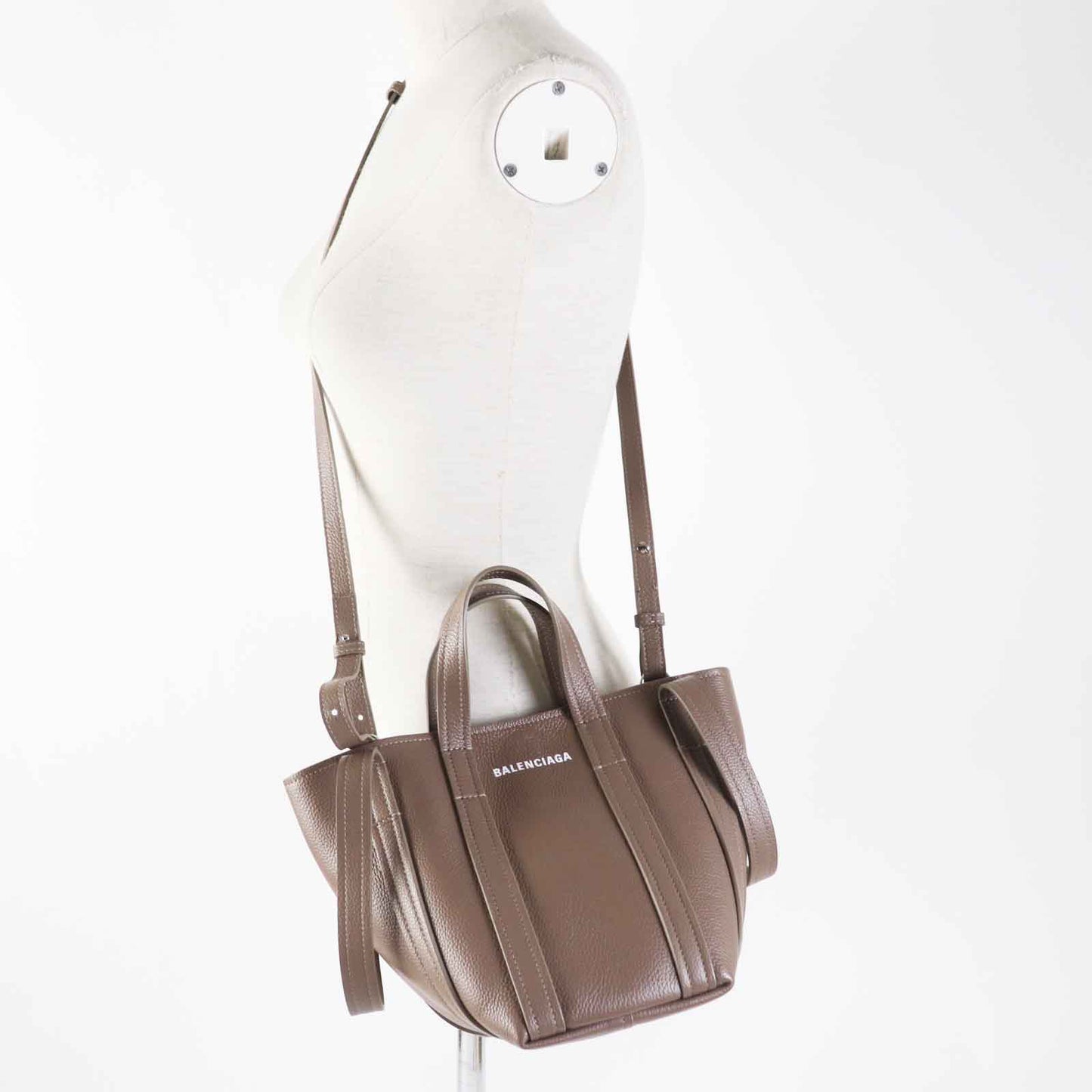 BALENCIAGA Shoulder Bag 672793 Main: Leather Gurege Everyday XS North South Women