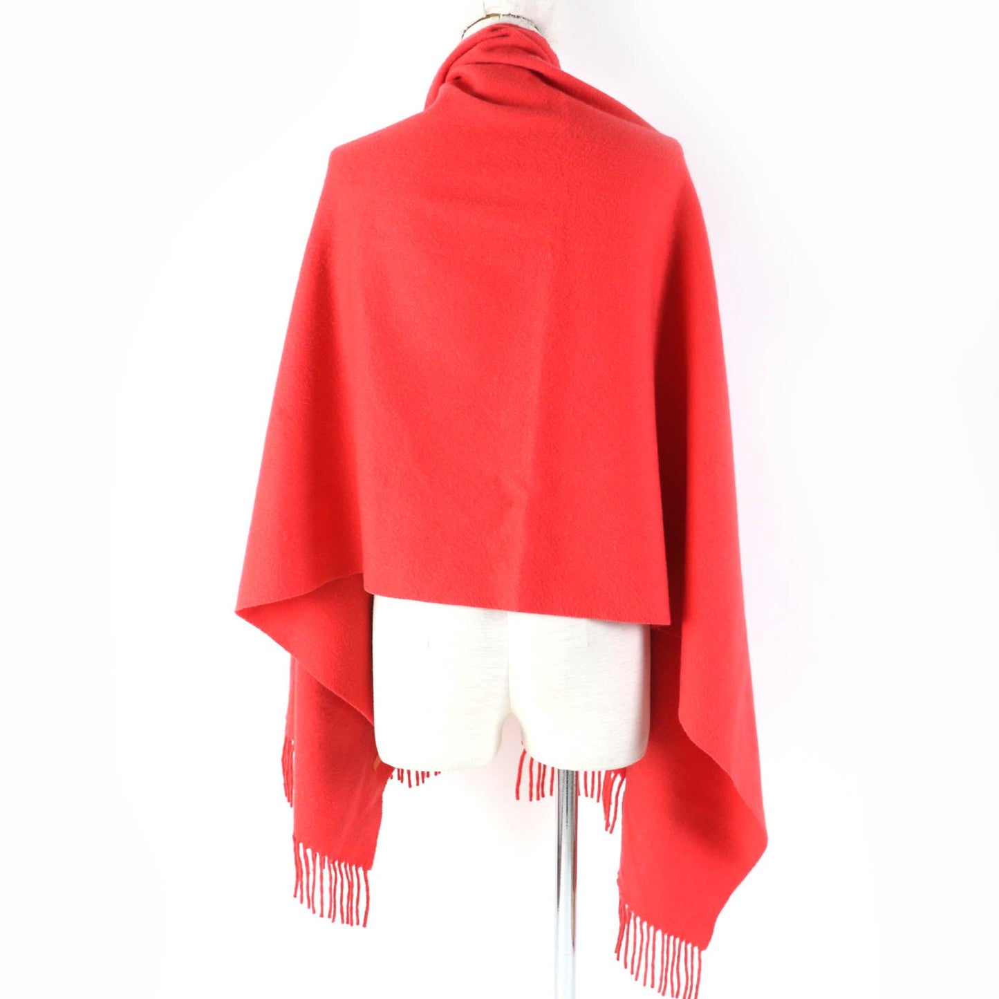 HERMES Stall Main: 100% cashmere Red type Women