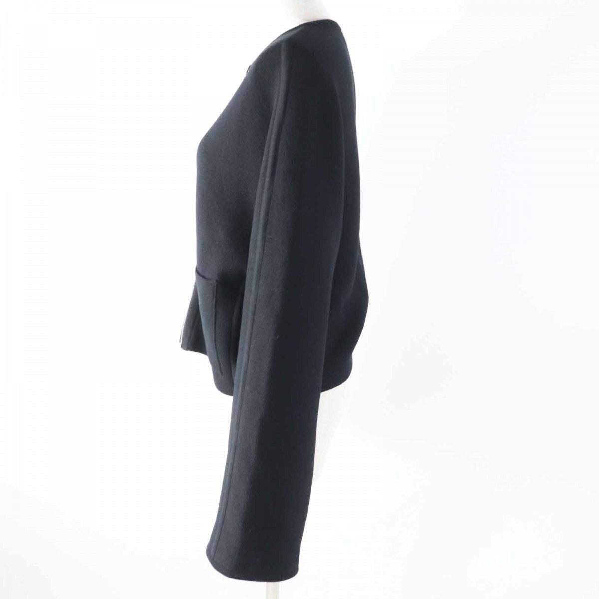 HERMES Jacket 3H2200D2 Main: 88% wool, Main: 10% cashmere, Main: 2% nylon, Part: 90% wool, Part: 10% cashmere black Women 34