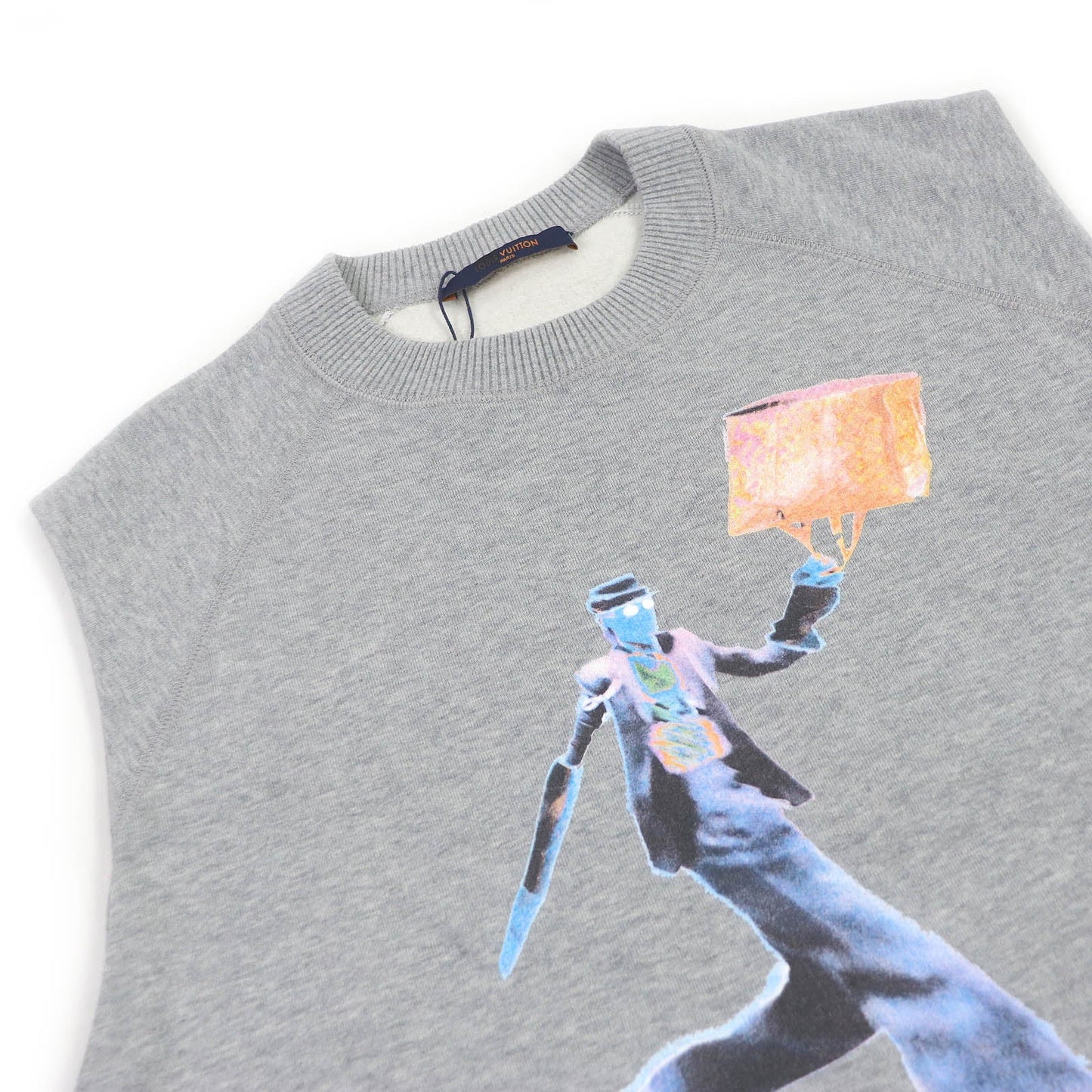 LOUIS VUITTON sweat 1A972H Main: 100% cotton gray mens S