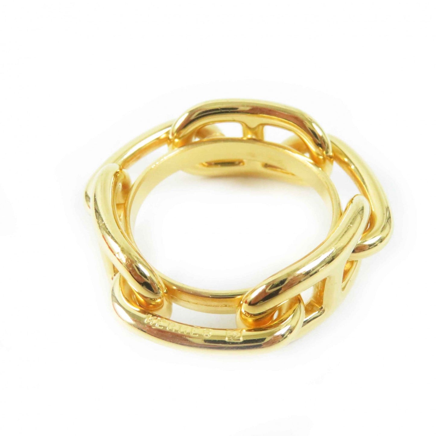 HERMES Scarf ring Main�FGold Plated gold Lukade Women