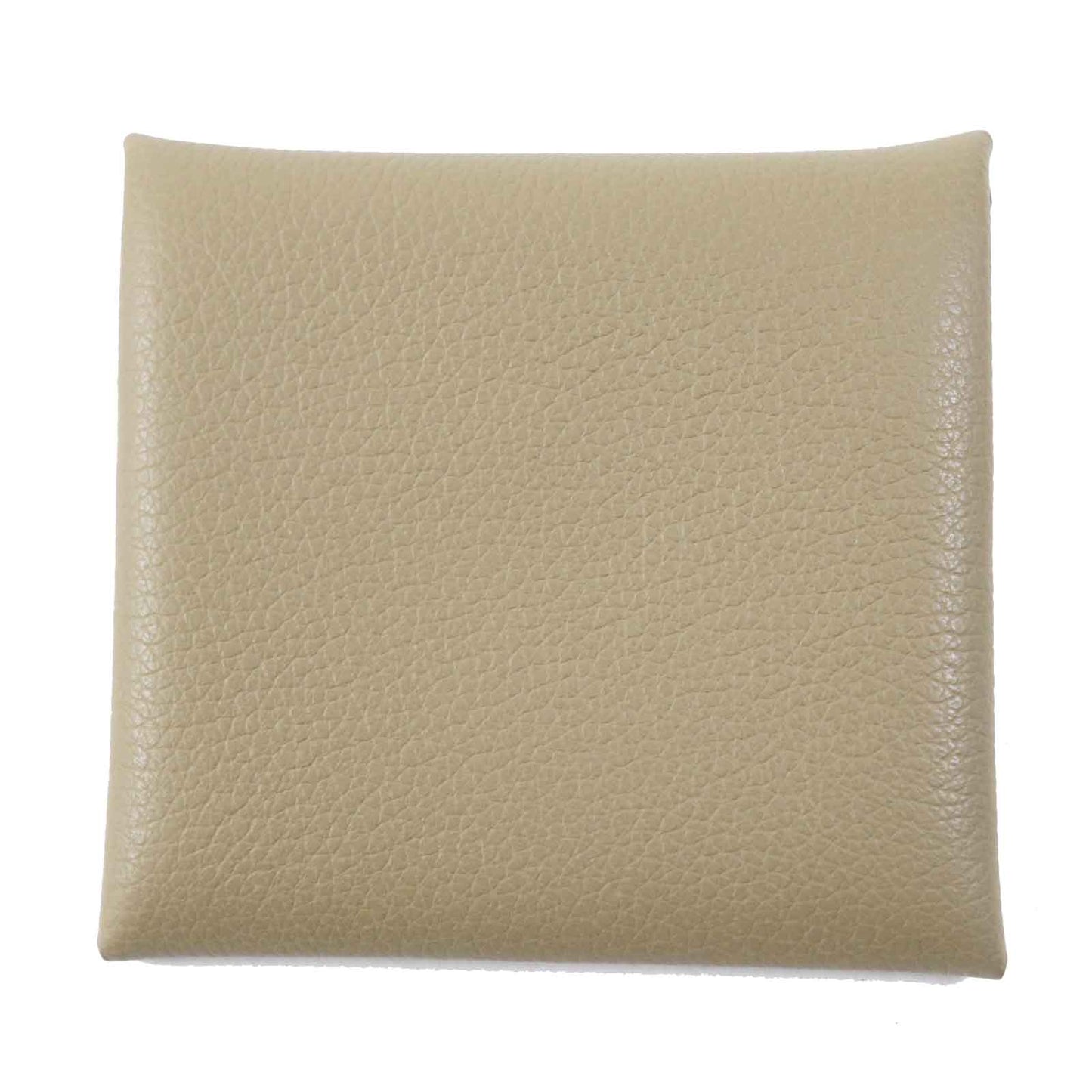 HERMES Coin case Main: Evercolor beige marfa Bastia Women