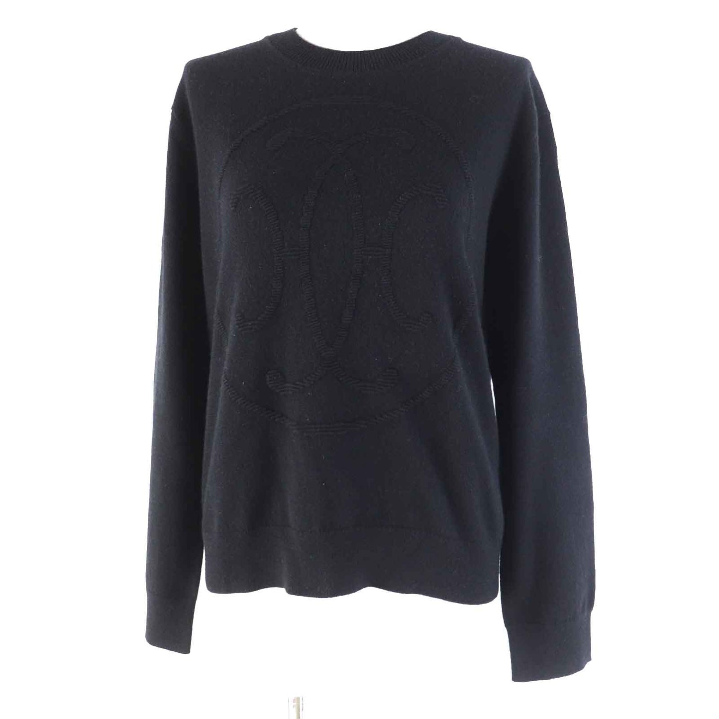 HERMES knit 4E2604D1 Main: 100% cashmere black Women 42