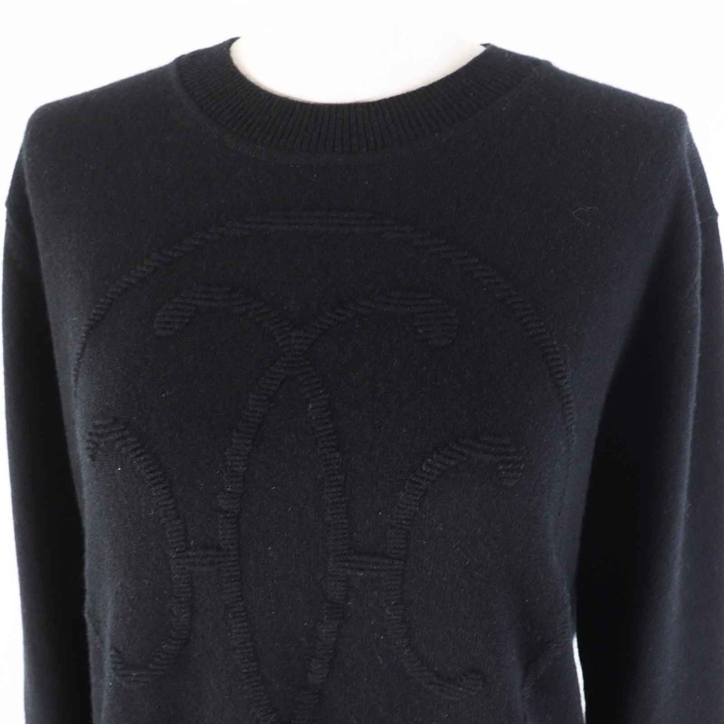 HERMES knit 4E2604D1 Main: 100% cashmere black Women 42