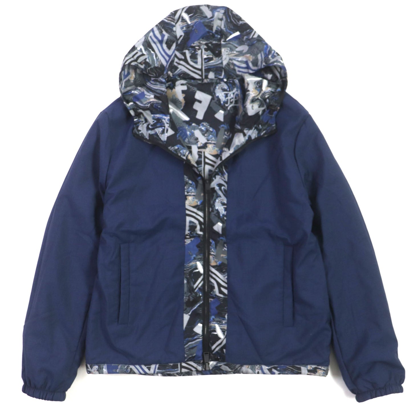 FENDI Jacket FW1088 Outer: 100% nylon, Lining: 100% wool, Filling: 100% polyester Navy type mens 46