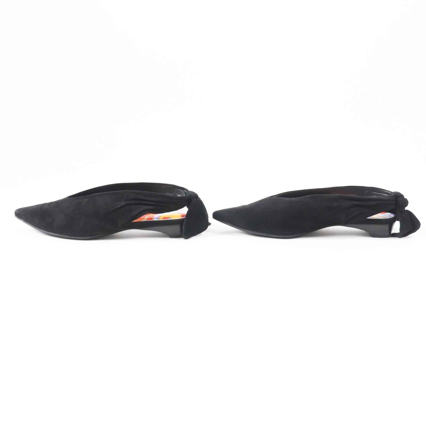 HERMES pumps 221013Z Main: Suede leather black Women 36