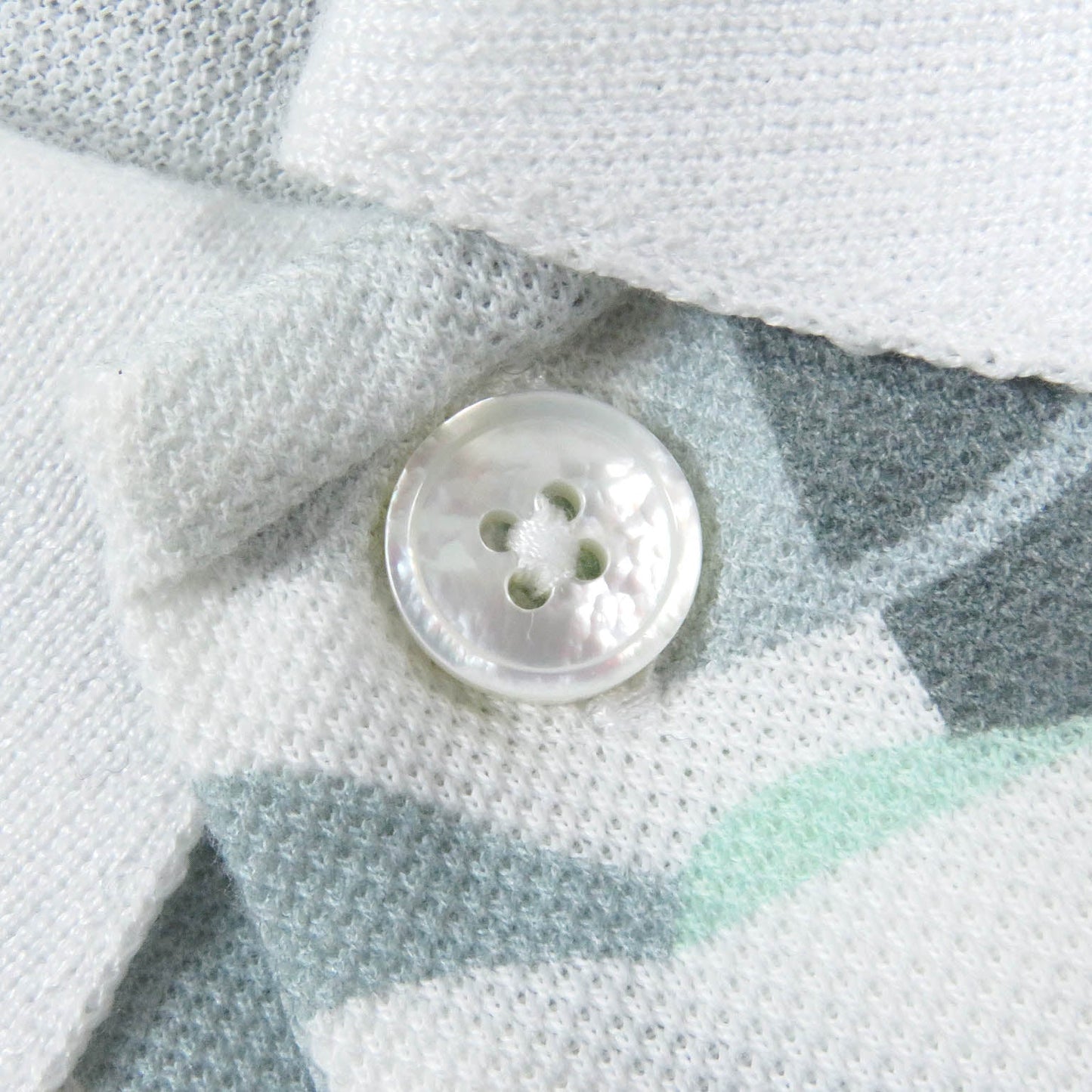 HERMES Short sleeve polo shirt Main: 100% cotton Gray type mens XS