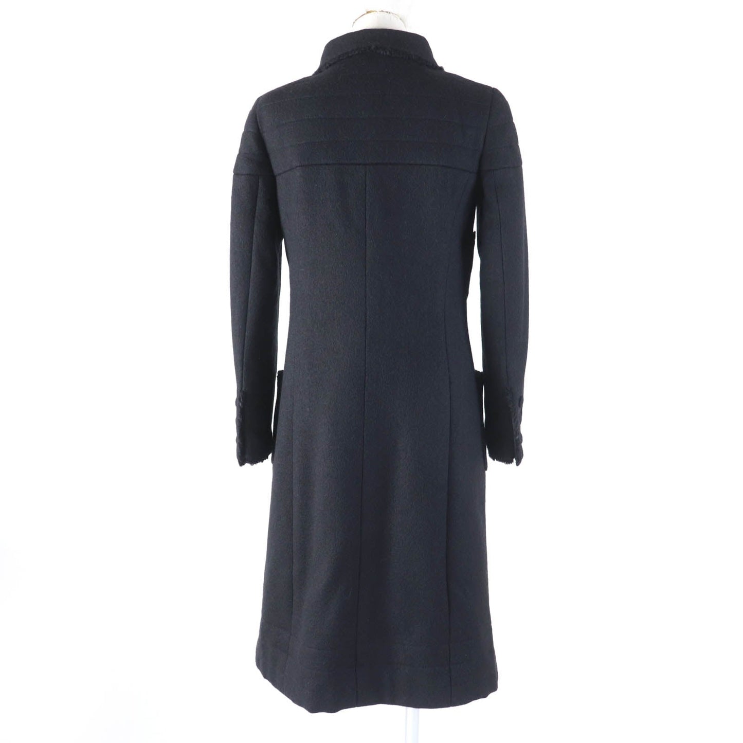 CHANEL coat P28956 06A Outer: 100% wool, Lining: 100% silk black Women 36
