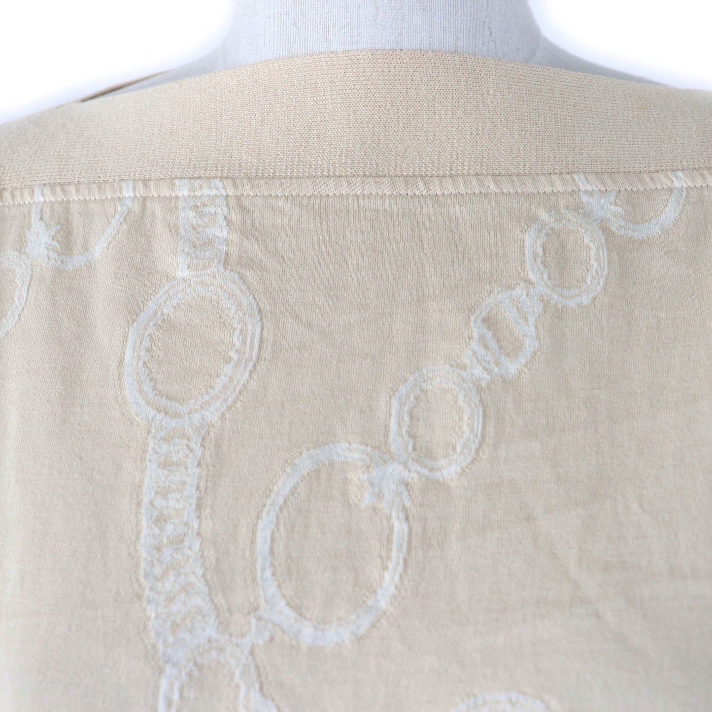 HERMES tops 2E4607DZ Main: 100% cotton beige Women 36