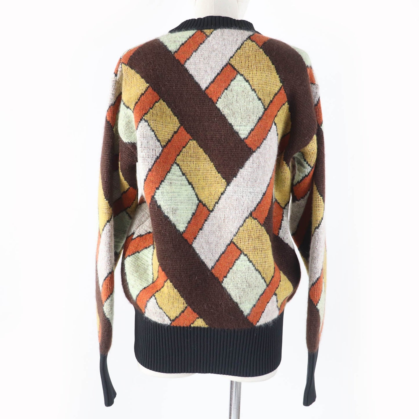 LOUIS VUITTON knit 1AAMCF Main: 41% wool, Main: 35% mohair, Main: 24% nylon, Part: cowhide multicolor Women S
