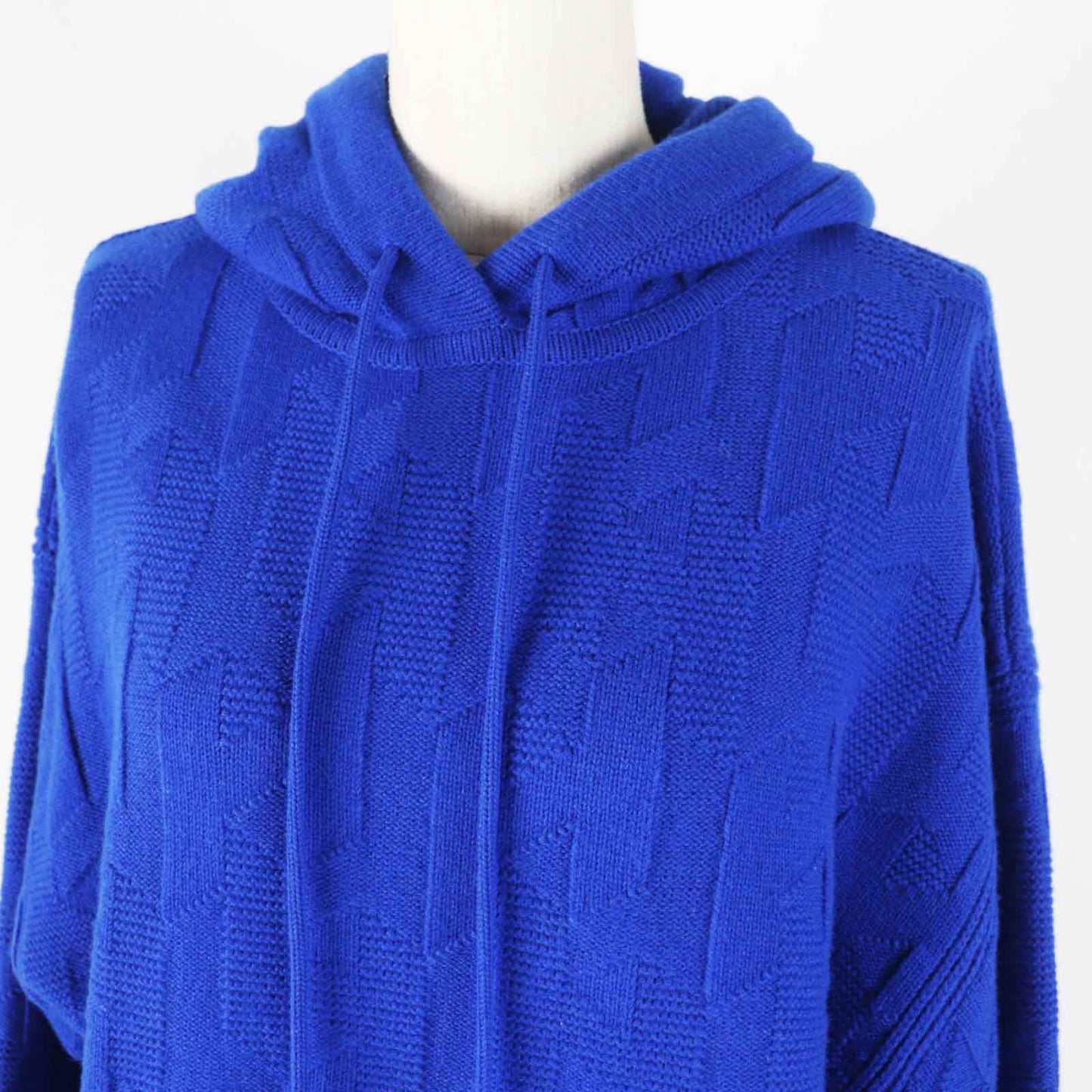 HERMES Hoodie 4E2623D3 Main: 100% wool, part: 98% wool, part: 2% nylon blue Women 34