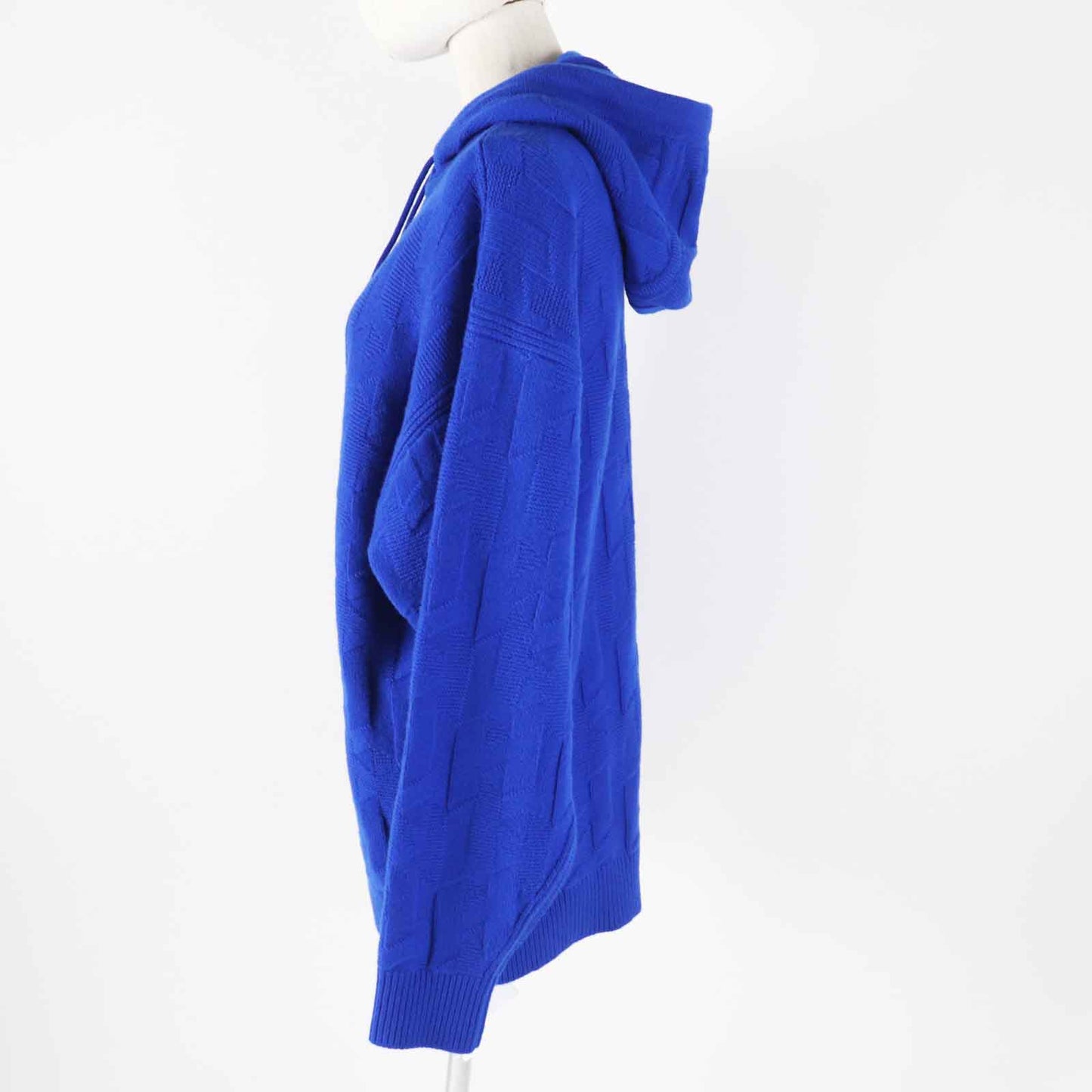 HERMES Hoodie 4E2623D3 Main: 100% wool, part: 98% wool, part: 2% nylon blue Women 34